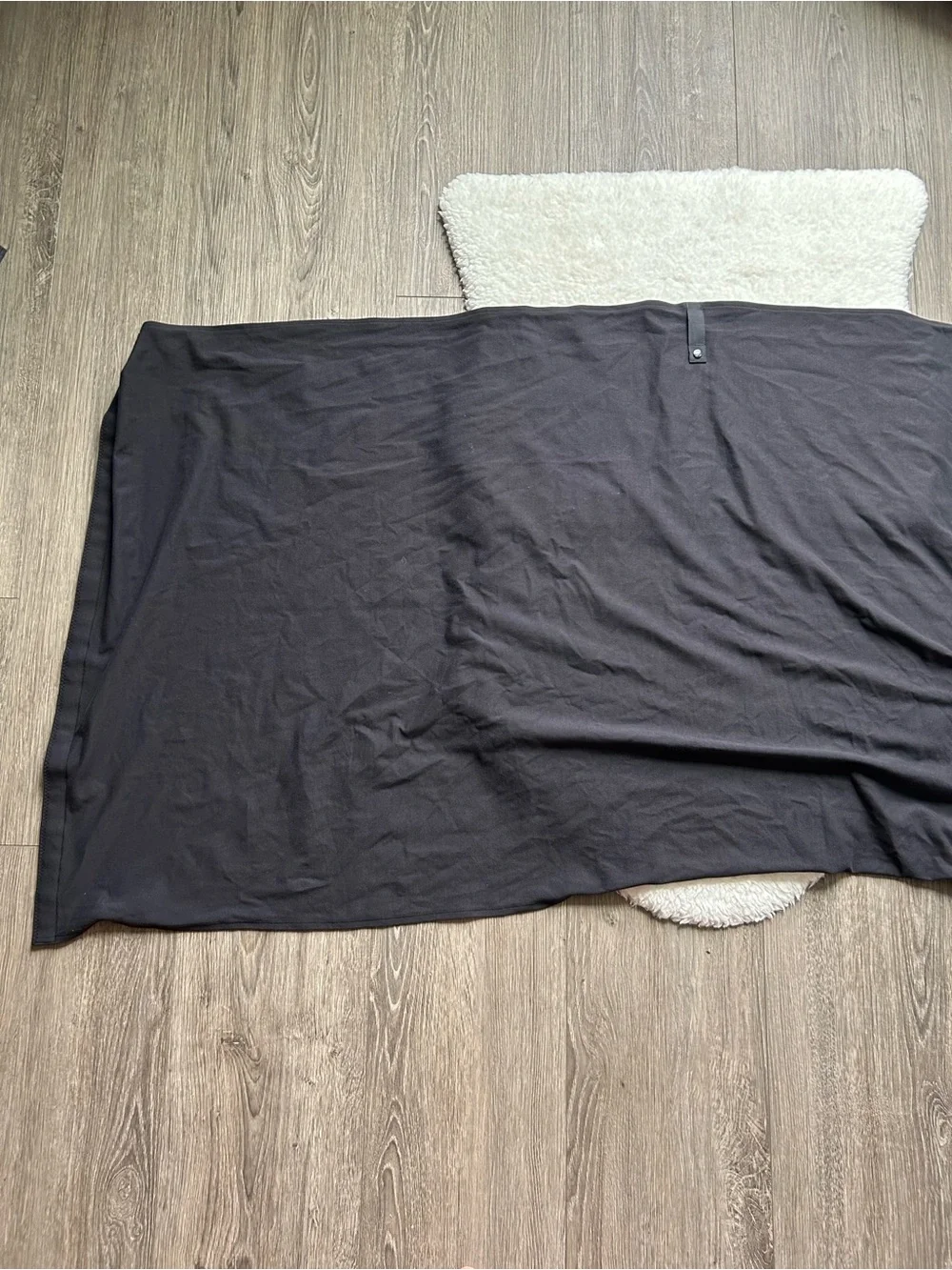Lululemon Black Snap Scarf